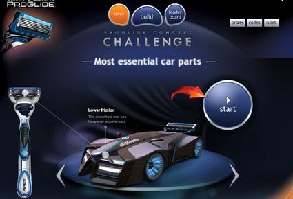 جيليت تطلق بروغلايد التحدي الكبير على الفيس بوك